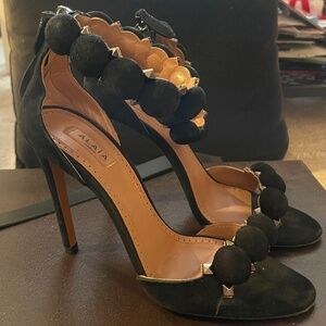 Alaia Bombe suede stiletto sandals size 35.5